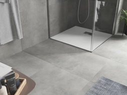 Mexen Hugo négyzet alakú zuhanytálca SMC 70 x 70 cm, fehér, inox takaró - 42107070-X