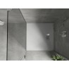 Mexen Hugo recepție de duș pătrată SMC 80 x 80 cm, albă, mască inox - 42108080-X