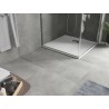 Mexen Hugo recepție de duș pătrată SMC 80 x 80 cm, albă, mască inox - 42108080-X