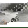 Mexen Hugo cadă pătrată SMC 90 x 90 cm, alb, capac inox - 42109090-X