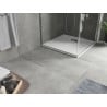 Mexen Hugo cadă de duș pătrată SMC 90 x 90 cm, albă, masca inox - 42109090-X