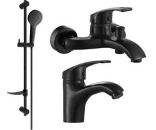 Mexen Fabia DF05 set pentru cadă, negru - 746503DF05-70