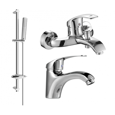 Mexen Fabia DB72 set pentru cadă, crom - 746503DB72-00