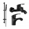 Mexen Fabia DB72 set de baie, negru - 746503DB72-70