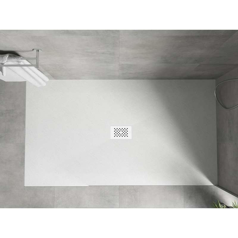 Mexen Hugo SMC téglalap alakú zuhanytálca, 180 x 100 cm, fehér, fehér borítóelem - 42101018-W