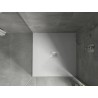 Mexen Hugo SMC 100 x 100 cm-es négyzet alakú zuhanytálca, fehér, inox burkolat - 42101010-X