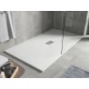 Mexen Hugo cadă de duș dreptunghiulară SMC 150 x 100 cm, albă, mascare inox - 42101015-X