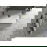 Mexen Hugo cadă de duș pătrată SMC 100 x 100 cm, albă, mască aurie - 42101010-G