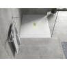 Mexen Hugo brodzik dreptunghiular SMC 110 x 100 cm, alb, masca aurie - 42101011-G