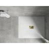 Mexen Hugo brodzik dreptunghiular SMC 110 x 100 cm, alb, masca aurie - 42101011-G