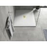 Mexen Hugo brodzik dreptunghiular SMC 110 x 100 cm, alb, masca aurie - 42101011-G