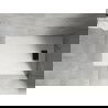 Mexen Hugo téglalap alakú SMC 110 x 80 cm, fehér, fekete takaró - 42108011-B