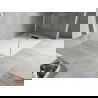 Mexen Hugo téglalap alakú SMC 130 x 80 cm, fehér, fekete burkolat - 42108013-B