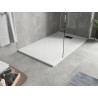 Mexen Hugo recepție dreptunghiulară SMC 140 x 80 cm, alb, capac negru - 42108014-B