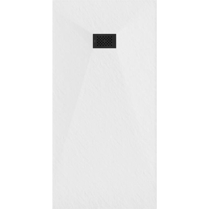 Mexen Hugo brodzik dreptunghiular SMC 180 x 80 cm, alb, mascare neagră - 42108018-B