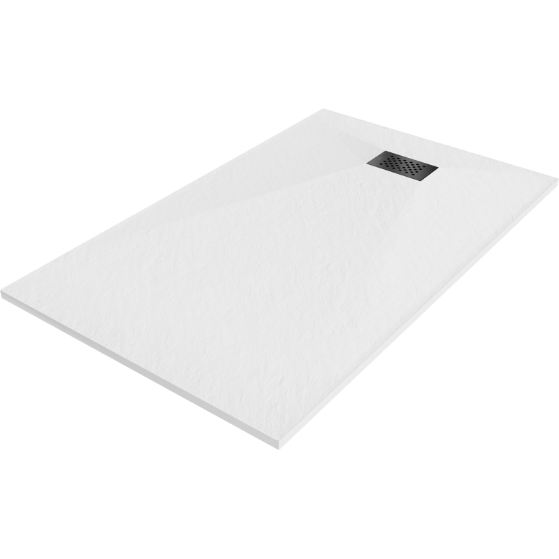 Mexen Hugo brodzik dreptunghiular SMC 140 x 90 cm, alb, mască neagră - 42109014-B