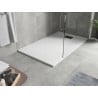 Mexen Hugo téglalap alakú SMC zuhanytálca 140 x 90 cm, fehér, fekete takaróelem - 42109014-B