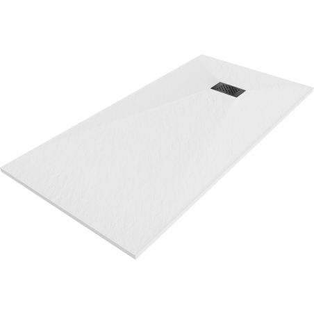 Mexen Hugo brod zinc rectangular SMC 170 x 90 cm, alb, mascajită neagră - 42109017-B