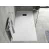 Mexen Hugo téglalap alakú SMC zuhanytálca 170 x 90 cm, fehér, fekete borítással - 42109017-B
