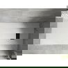 Mexen Hugo cadă rectangulară SMC 180 x 90 cm, alb, masă neagră - 42109018-B