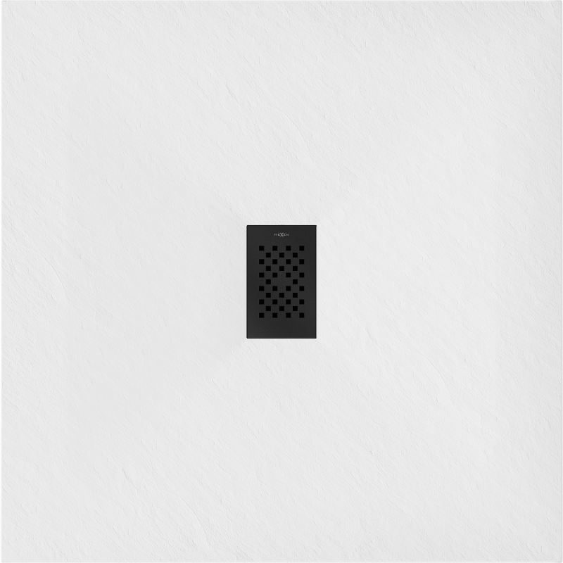 Mexen Hugo SMC 100 x 100 cm négyzet alakú zuhanytálca, fehér, fekete burkolat - 42101010-B