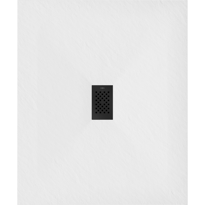 Mexen Hugo téglalap alakú zuhanytálca SMC 140 x 100 cm, fehér, fekete fedél - 42101014-B