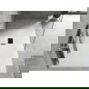 Mexen Hugo băiță dreptunghiulară SMC 150 x 100 cm, alb, mască neagră - 42101015-B