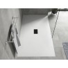 Mexen Hugo brodzăcut rectangulare SMC 150 x 100 cm, alb, mască neagră - 42101015-B