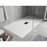 Mexen Hugo cabina de ducha rectangular SMC 180 x 100 cm, alb, capac negru - 42101018-B