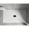 Mexen Hugo téglalap alakú zuhanytálca SMC 200 x 100 cm, fehér, fekete takaró - 42101020-B