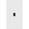 Mexen Hugo cabina de ducha rectangular SMC 180 x 100 cm, alb, capac negru - 42101018-B