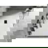 Mexen Hugo brodzik dreptunghiular SMC 150 x 100 cm, alb, mască neagră - 42101015-B