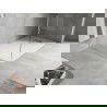 Mexen Hugo téglalap alakú SMC 110 x 80 cm, fehér, inox takaró - 42108011-X