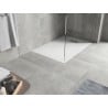Mexen Hugo téglalap alakú zuhanytálca SMC 100 x 90 cm, fehér, inox burkolat - 42109010-X