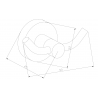 Mexen Remo cuier dublu pentru prosoape, Crom - 70507352-00