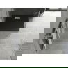 Mexen Hugo négyzetes zuhanytálca SMC 70 x 70 cm, fekete, inox burkolat - 42707070-X