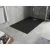 Mexen Hugo cadă de duș dreptunghiulară SMC 140 x 70 cm, negru, mască inox - 42707014-X