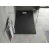 Mexen Hugo cadă dreptunghiulară SMC 150 x 70 cm, negru, capac inox - 42707015-X