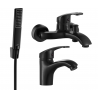 Mexen Fabia R72 set de baie, negru - 746503R72-70