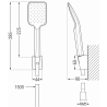 Mexen Fabia R62 set cadă, Crom - 746503R62-00