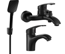 Mexen Fabia R62 set de baie, negru - 746503R62-70