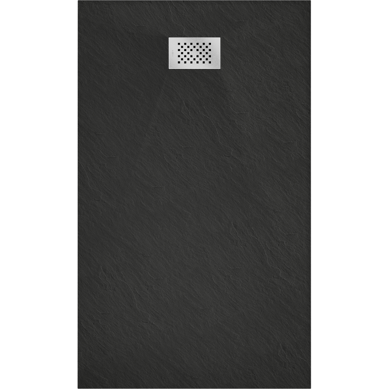 Mexen Hugo cadă de duș dreptunghiulară SMC 160 x 90 cm, negru, mască inox - 42709016-X