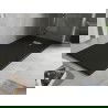 Mexen Hugo cabina de duș dreptunghiulară SMC 180 x 90 cm, negru, înveliș inox - 42709018-X
