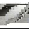 Mexen Hugo téglalap alakú zuhanytál SMC 110 x 90 cm, fekete, inox takaró - 42709011-X