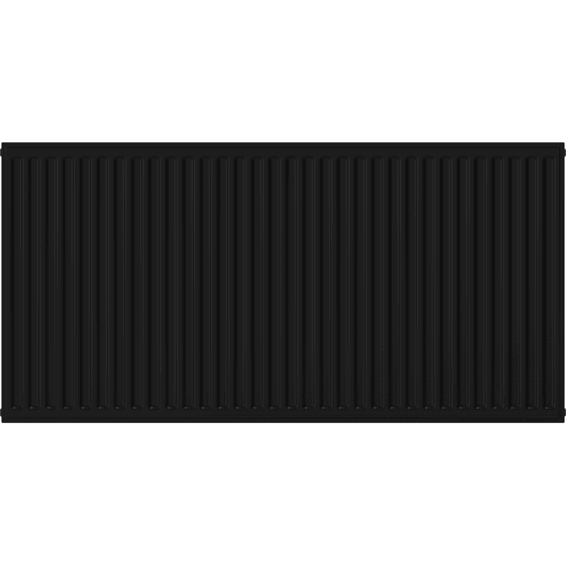 Mexen CH10 Higiéniai lapradiátor 500 x 1000 mm, oldalsó csatlakozás, 530 W, fekete - W410H-050-100-70