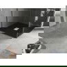 Mexen Hugo négyzet alakú SMC 100 x 100 cm-es zuhanytál, fekete, inox burkolat - 42701010-X