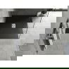 Mexen Hugo cadă dreptunghiulară SMC 120 x 100 cm, negru, capac inox - 42701012-X