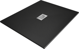 Mexen Hugo duș rectangulare SMC 130 x 100 cm, negru, capac inox - 42701013-X