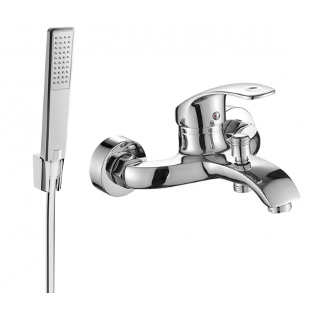 Mexen Fabia R72 fürdőkád csaptelep zuhanykészlettel, króm - 74653R72-00