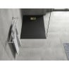 Mexen Hugo cadaș rectangular SMC 90 x 70 cm, negru, capac auriu - 42707090-G